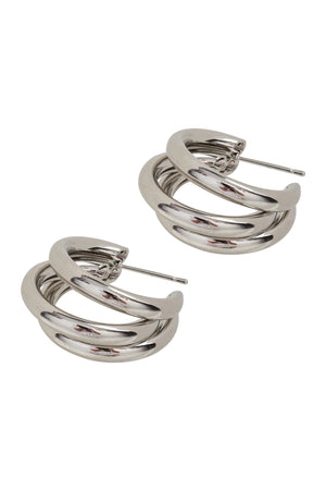 Eb & Ive Sammi Multi Hoop Earring Silver