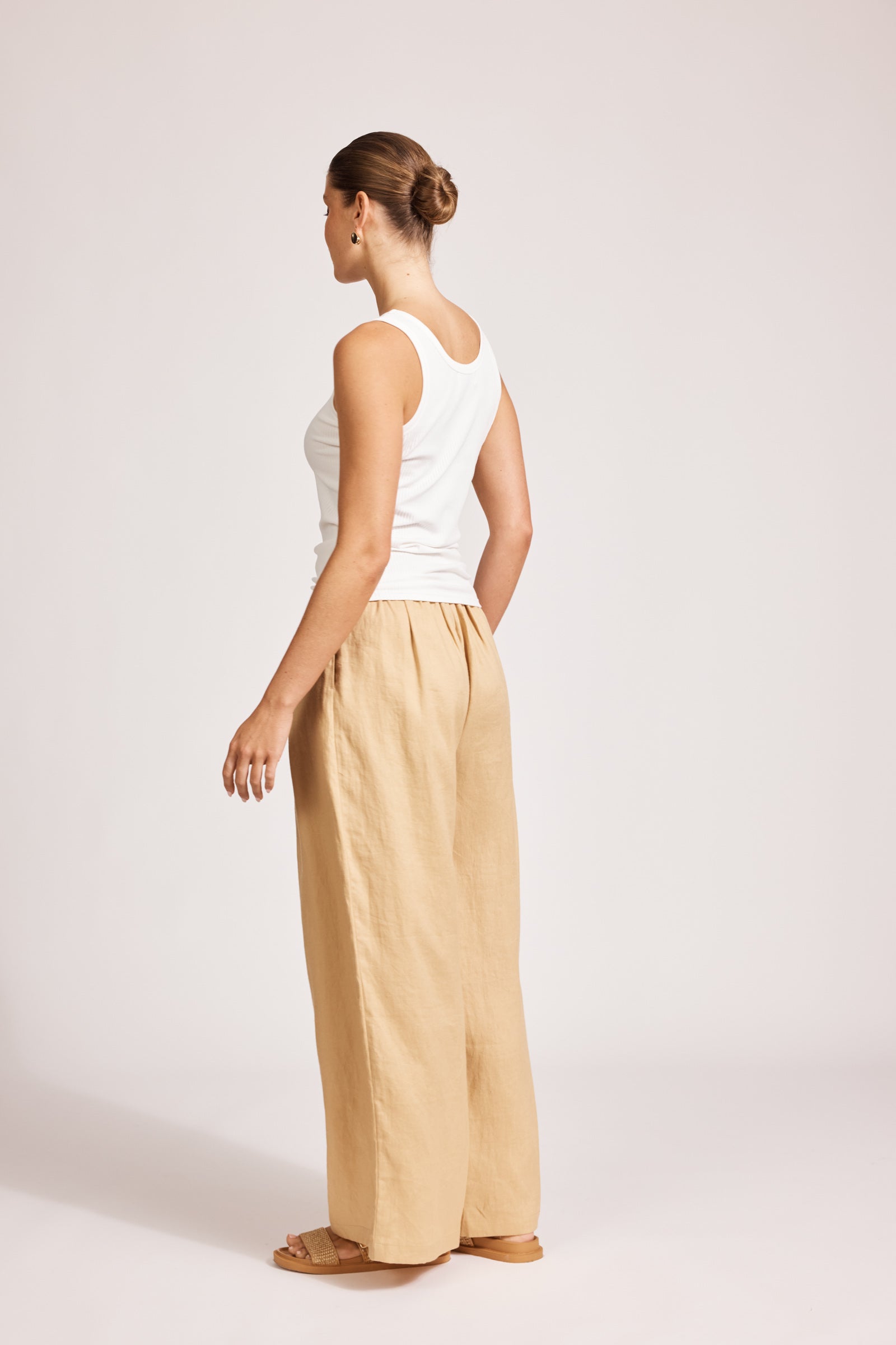 Eb & Ive Miramar Palazzo Pant Camel