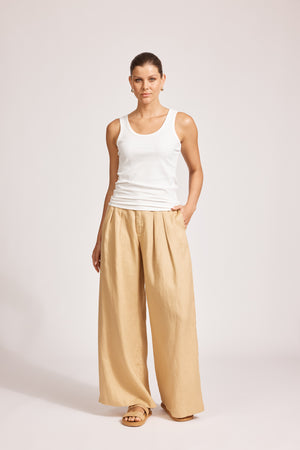 Eb & Ive Miramar Palazzo Pant Camel