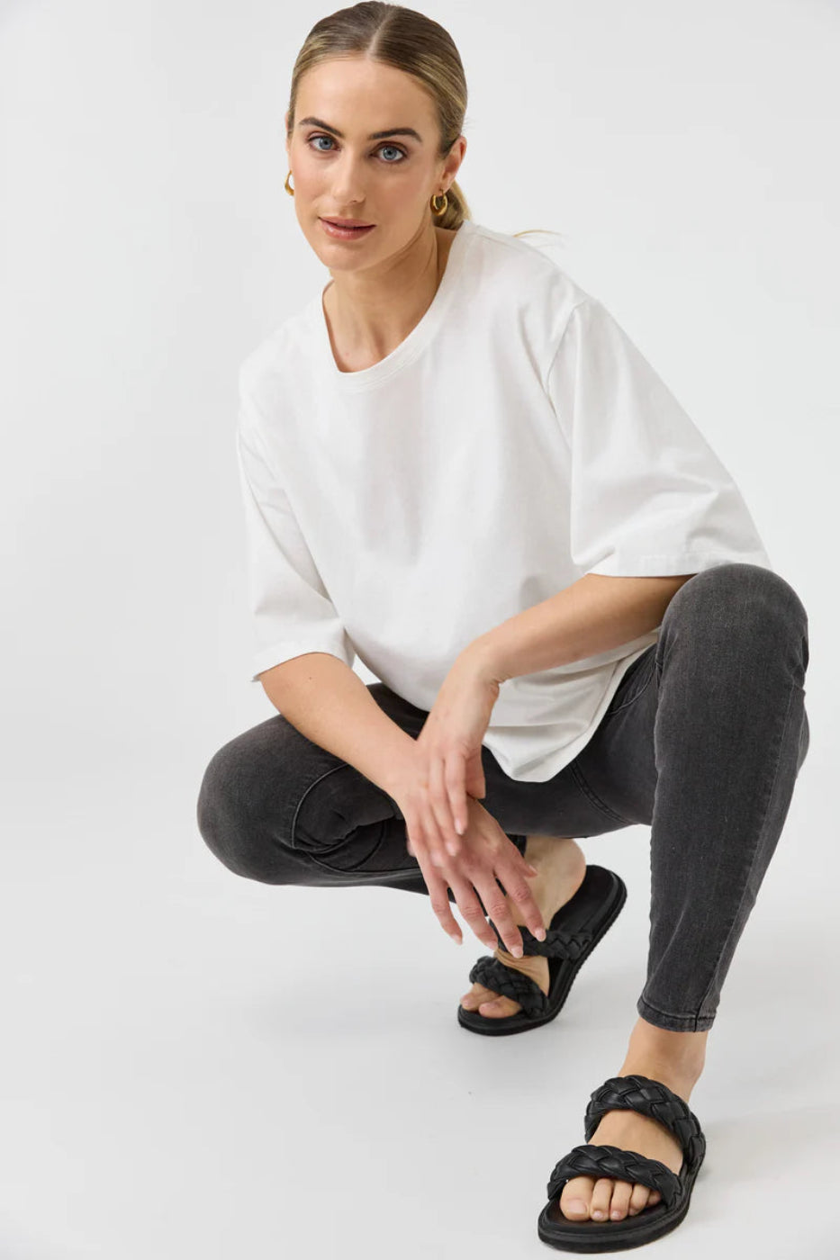 Eb & Ive Studio Tshirt Salt