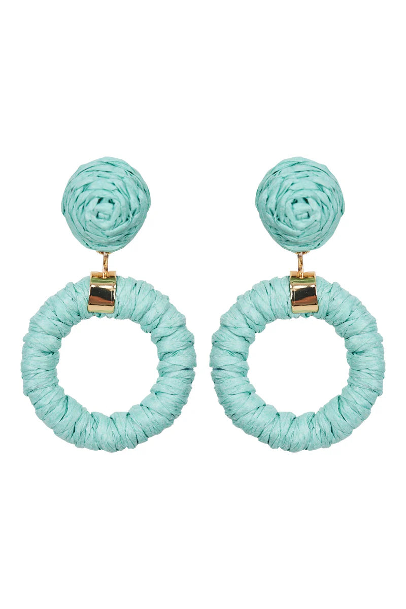 Eb & Ive Sojourn Round Earring - Coast