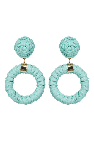 Eb & Ive Sojourn Round Earring - Coast