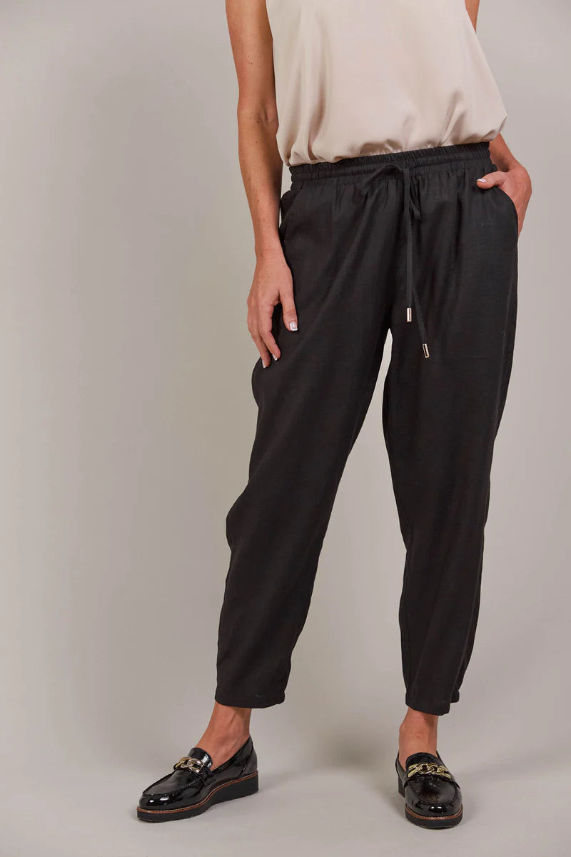Eb & Ive Laax Relaxed Pant Black