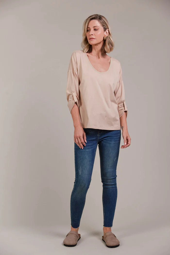 Eb & Ive Estel Tshirt Tusk