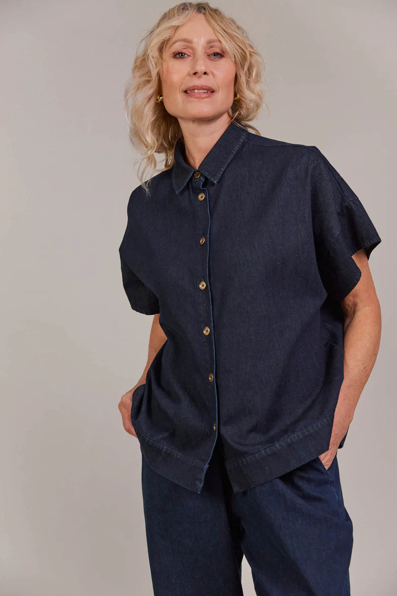 Eb & Ive Pepi Denim Shirt Oxford