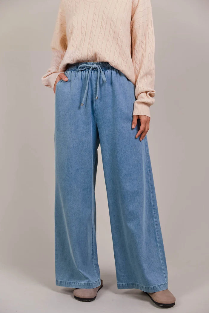 Eb & Ive Pepi Wide Denim Pant Denim