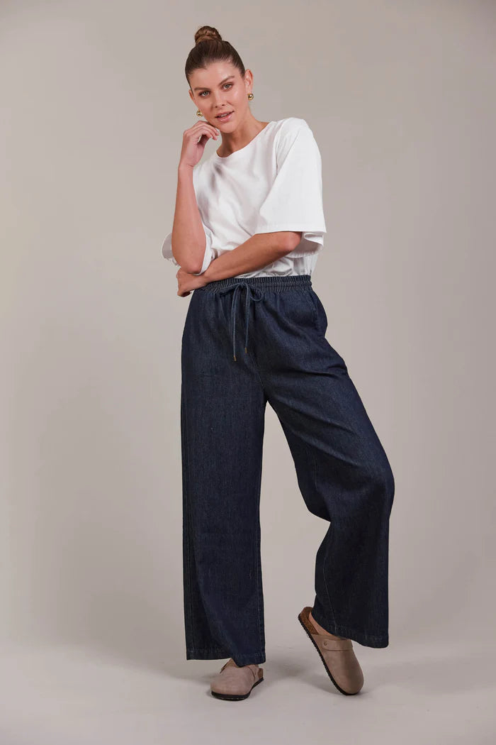 Eb & Ive Pepi Wide Denim Pant Oxford