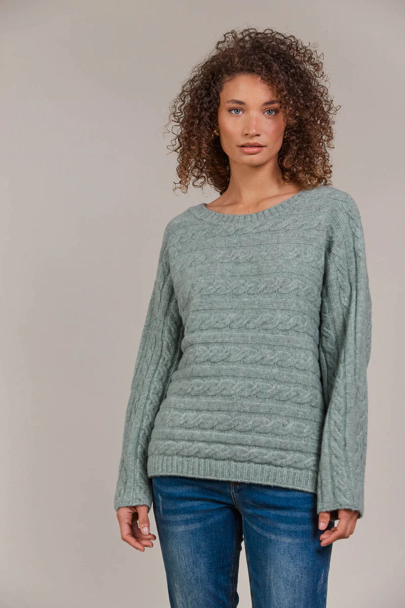 Eb & Ive Merano Cable Knit Jasper