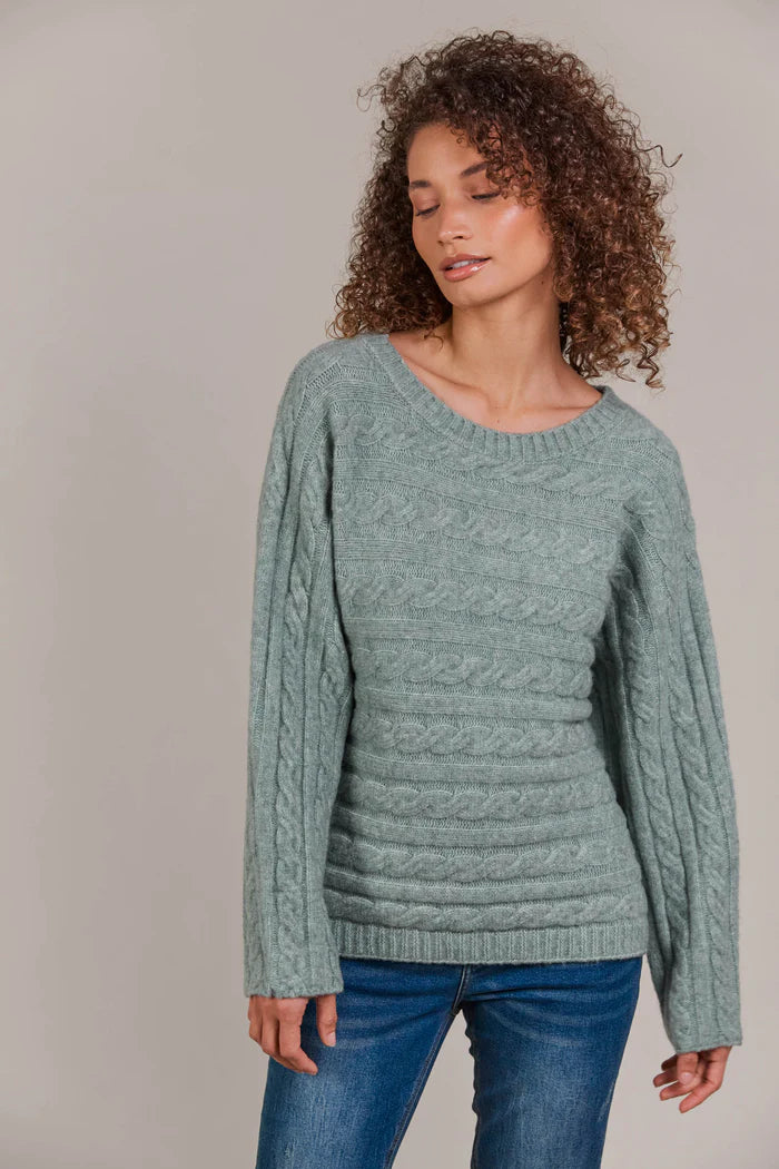 Eb & Ive Merano Cable Knit Jasper