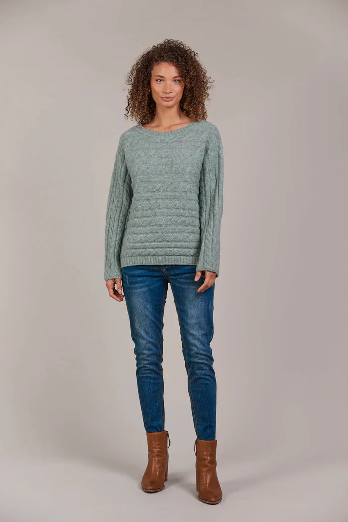 Eb & Ive Merano Cable Knit Jasper