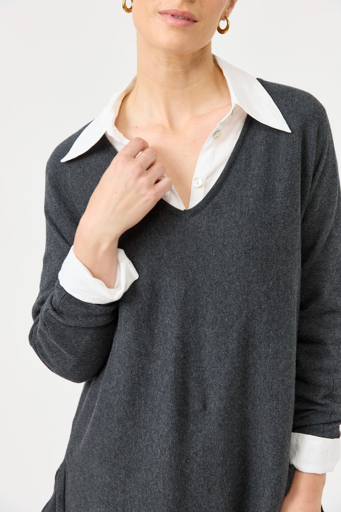 Eb & Ive Studio V Knit Char