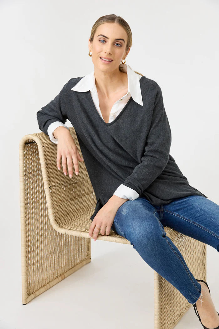 Eb & Ive Studio V Knit Char