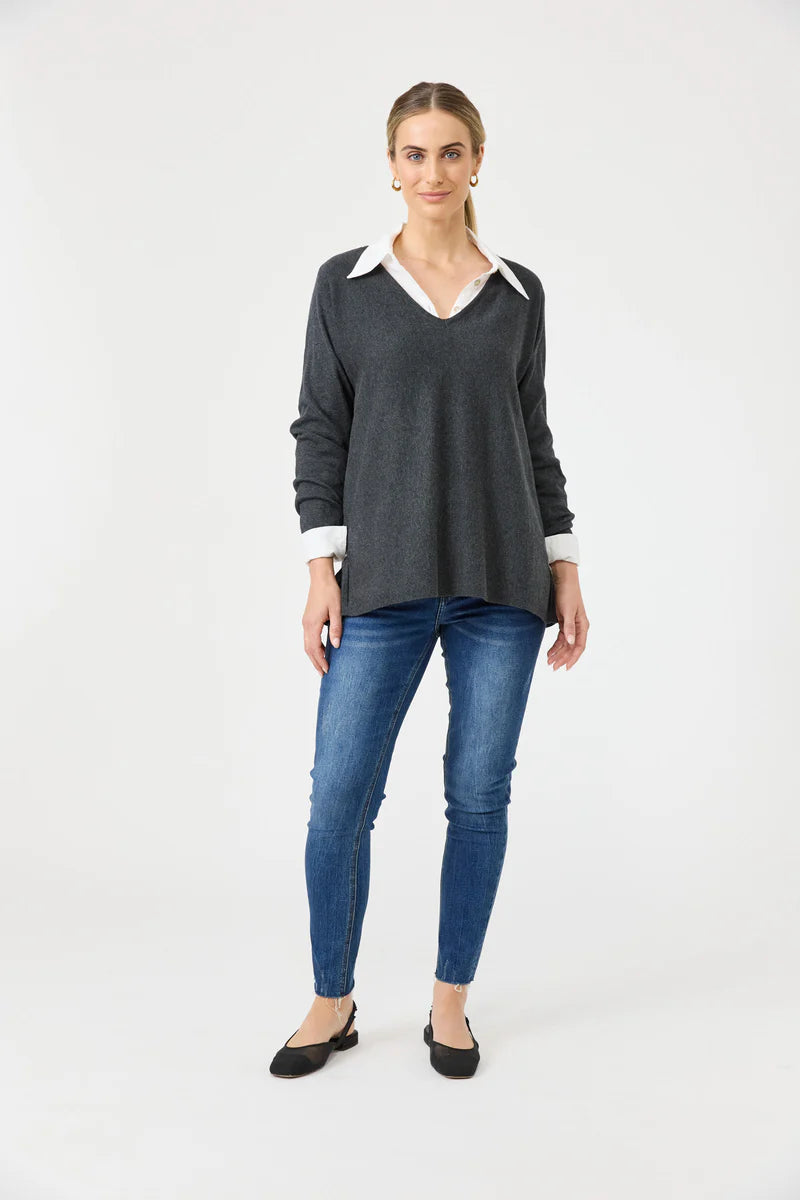 Eb & Ive Studio V Knit Char