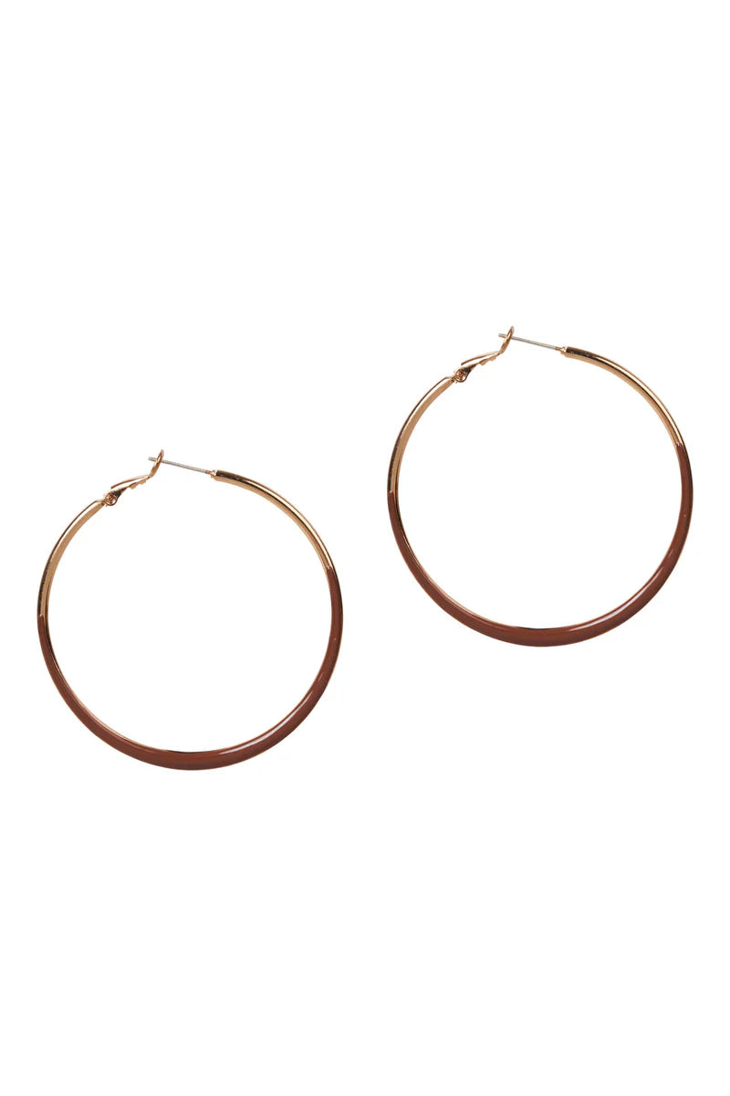 Eb & Ive Masa Hoop Earring Hazel