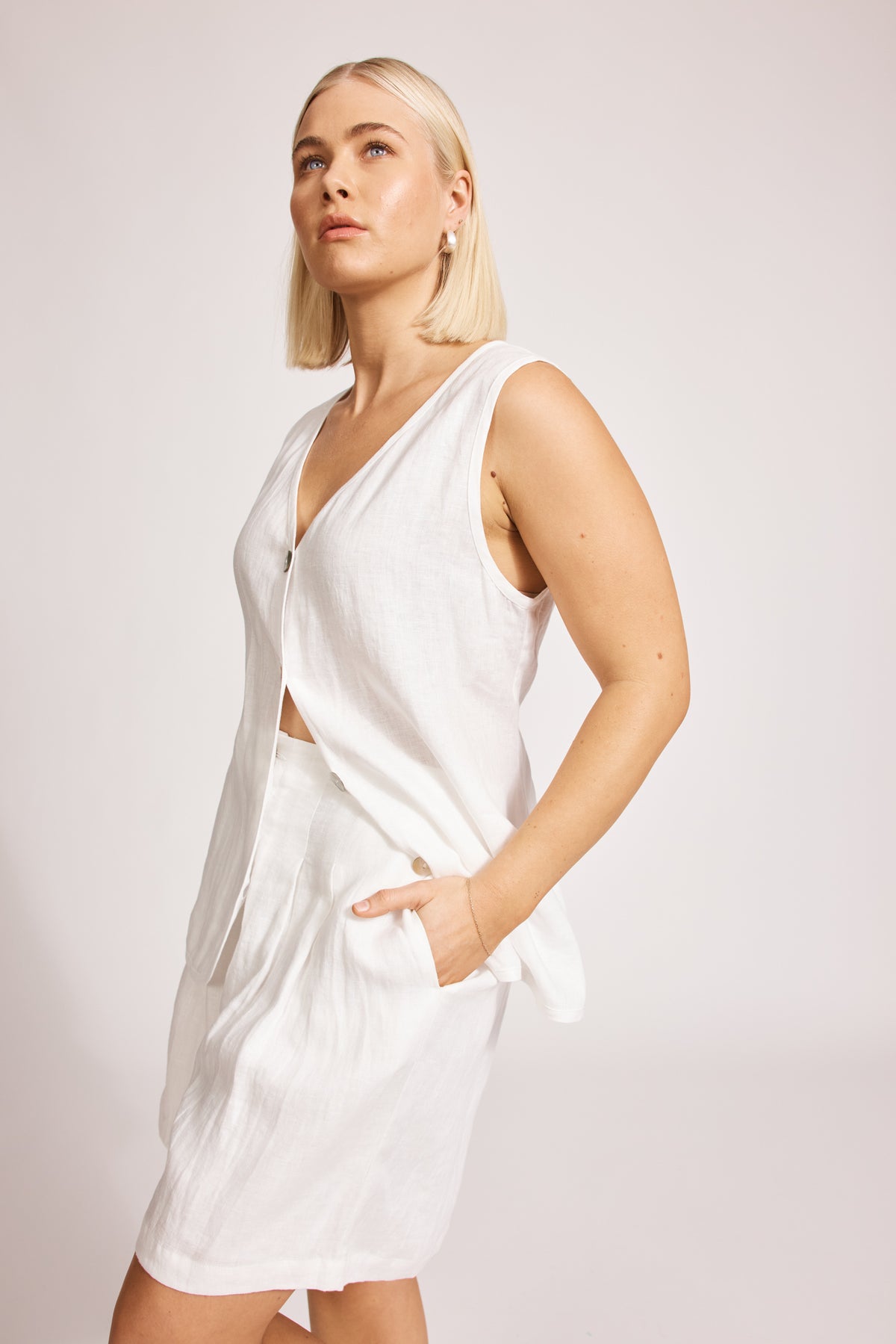 Eb & Ive Miramar Short White