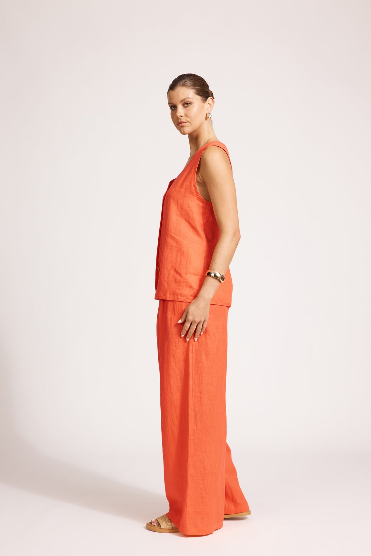 Eb & Ive Miramar Vest Coral