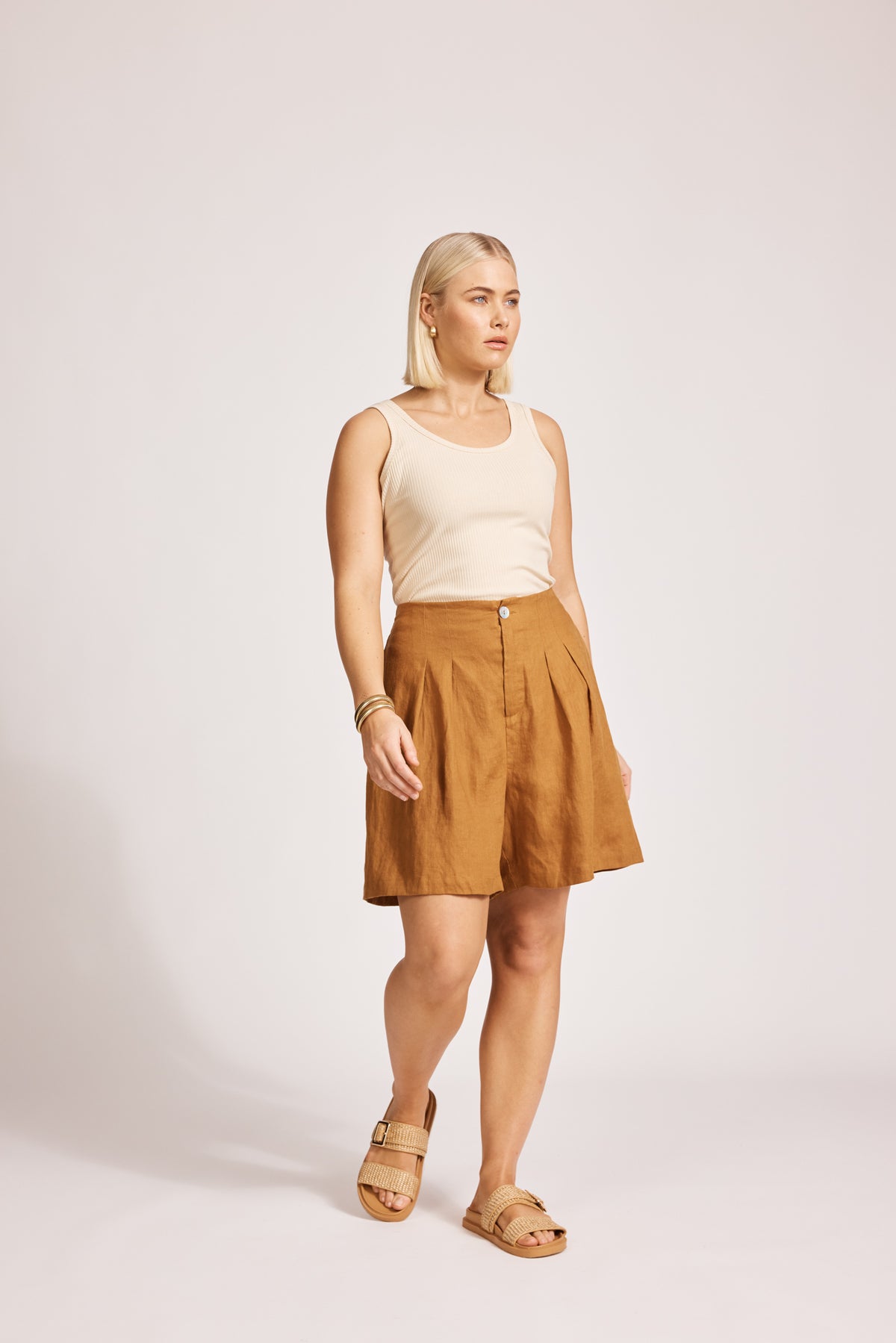 Eb & Ive Miramar Short Caramel
