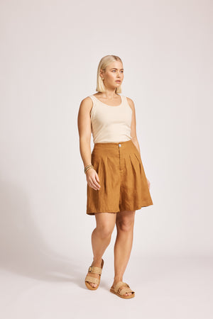 Eb & Ive Miramar Short Caramel