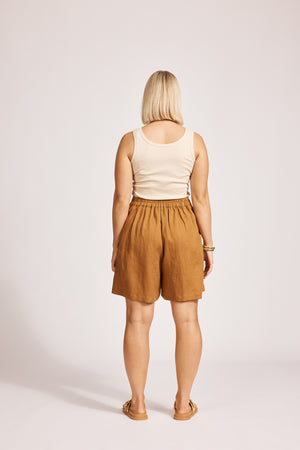 Eb & Ive Miramar Short Caramel