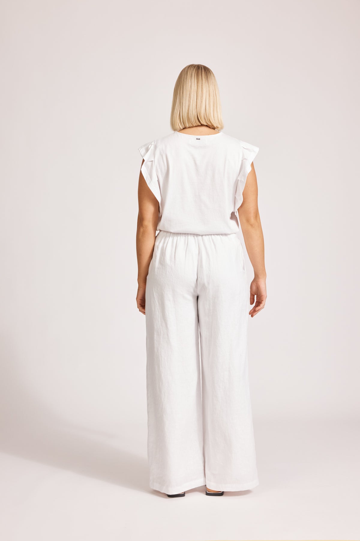 Eb & Ive Miramar Palazzo Pant White