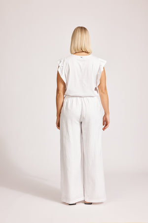 Eb & Ive Miramar Palazzo Pant White