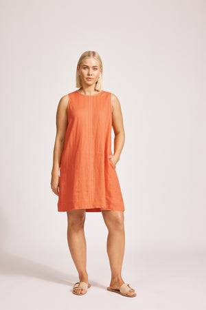 Eb & Ive Miramar Tank Dress Coral