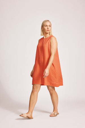 Eb & Ive Miramar Tank Dress Coral