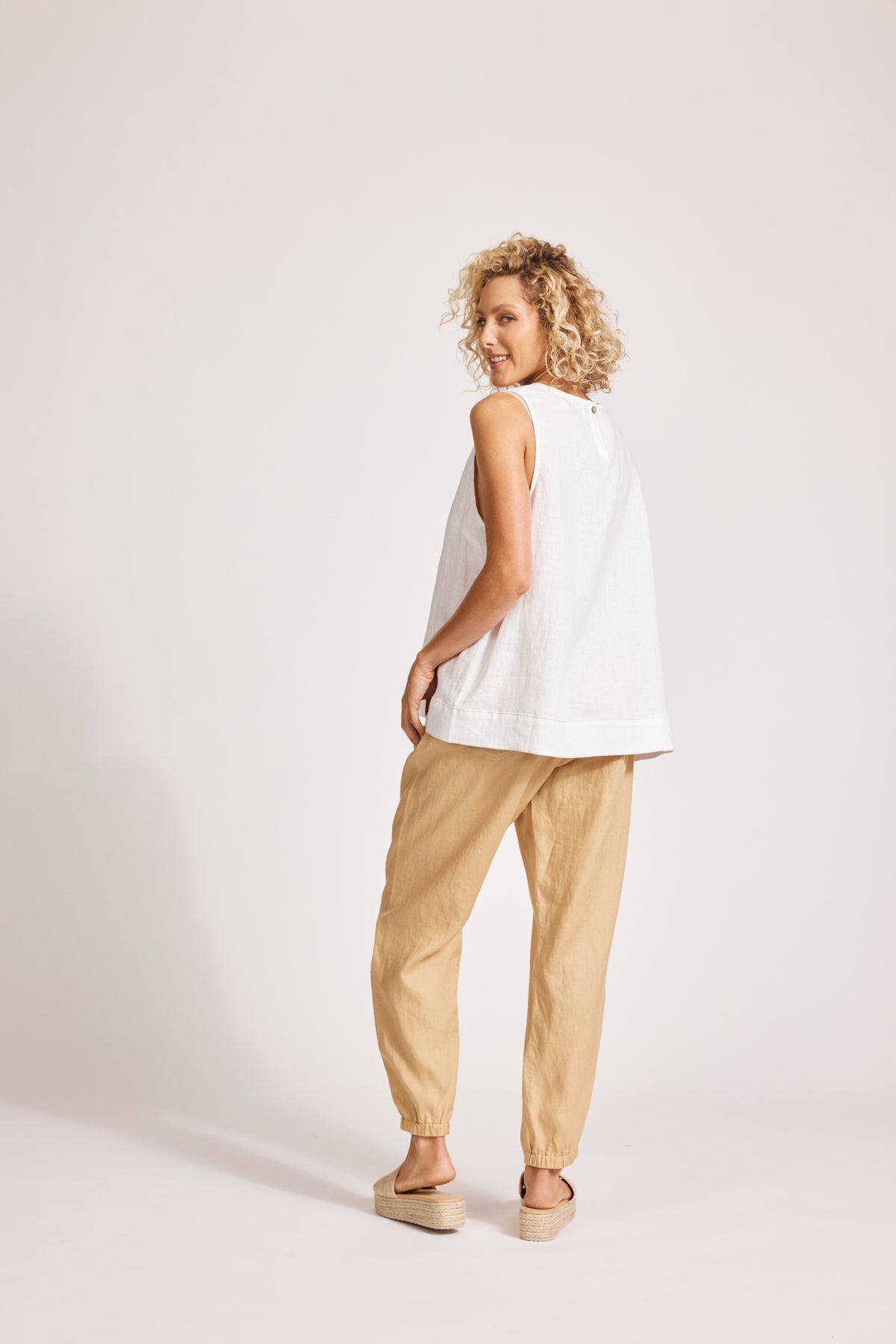 Eb & Ive Miramar Tank Top White