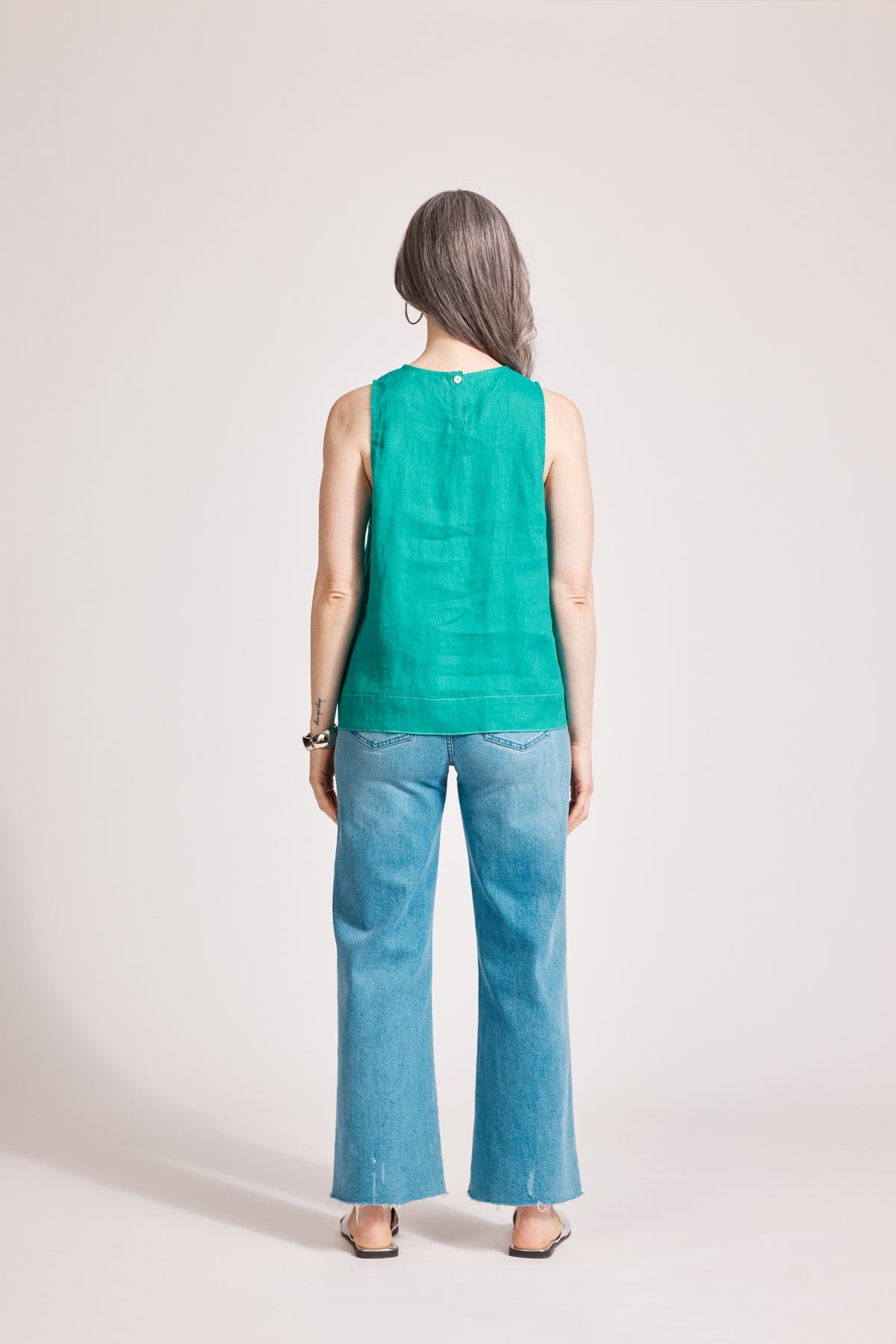 Eb & Ive Miramar Tank Top Lagoon