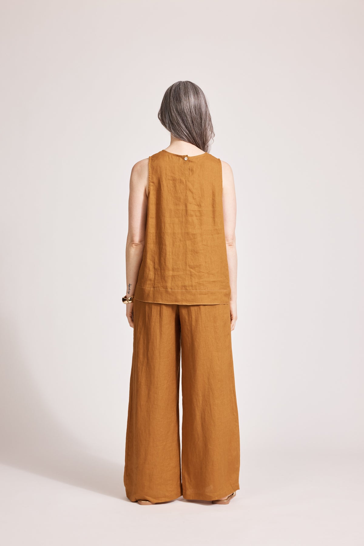 Eb & Ive Miramar Tank Top Caramel