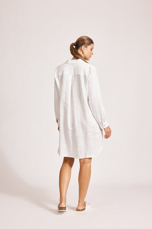 Eb & Ive Miramar Shirt Dress White