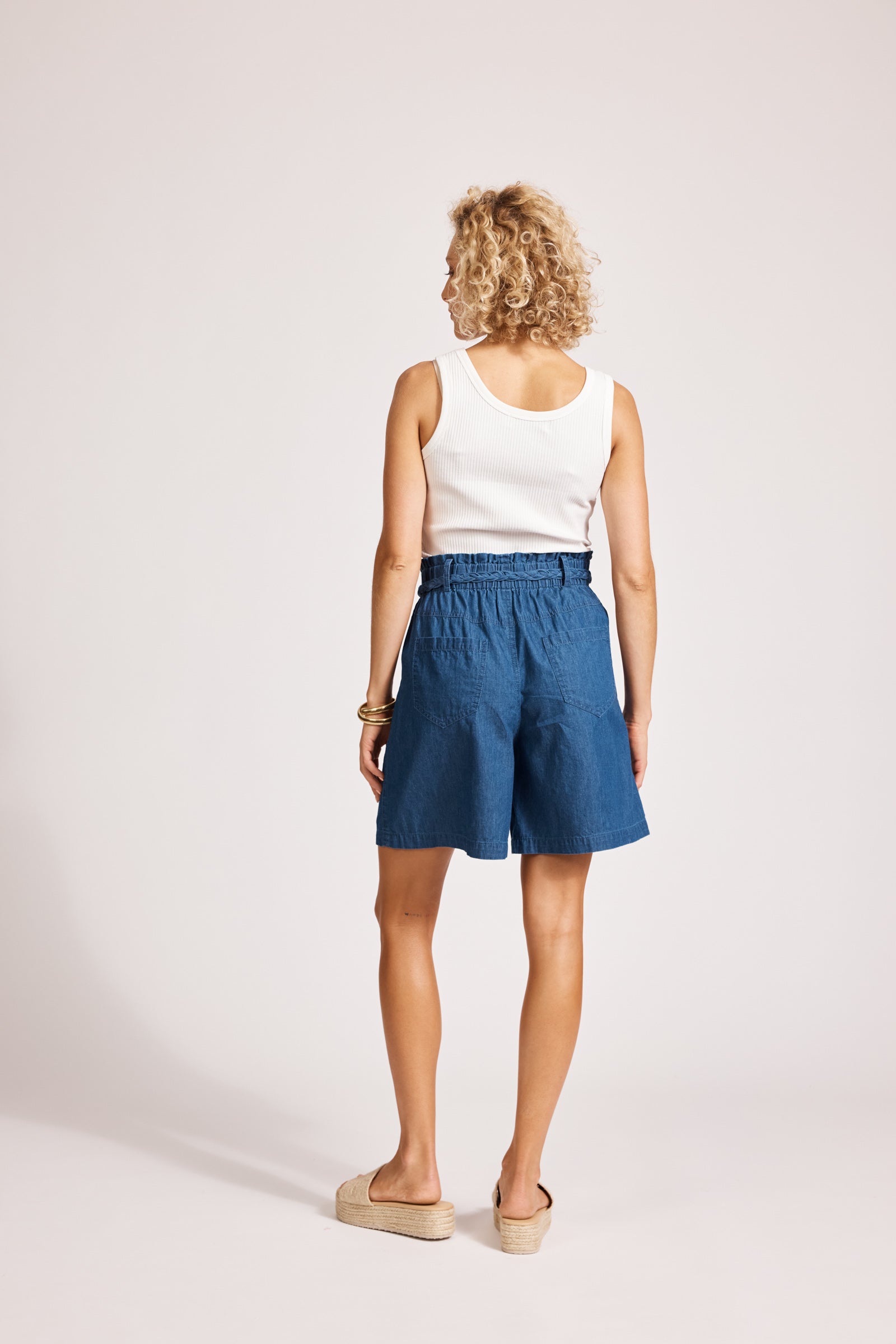 Eb & Ive Melenia Denim Short Indigo