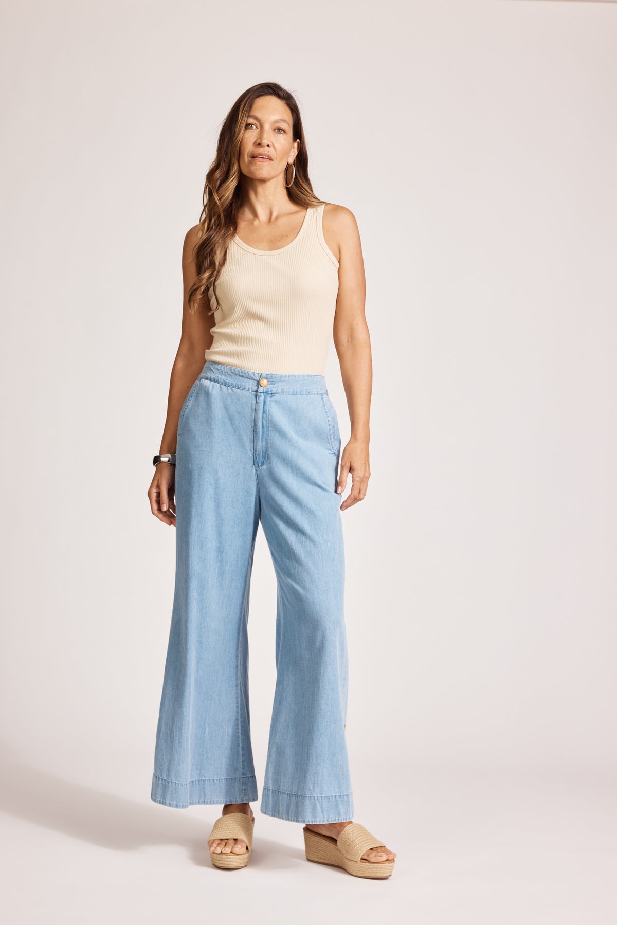 Eb & Ive La Plage Tank Stone