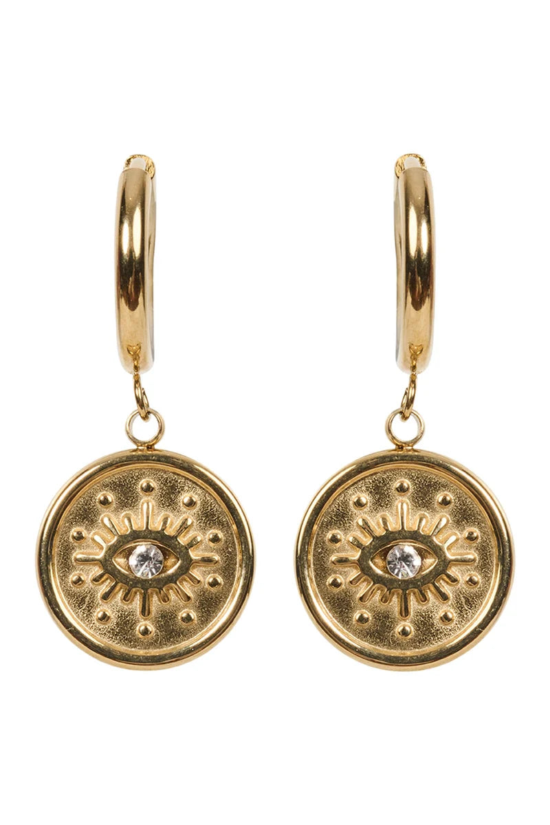 Eb & Ive Heritage Earring Sun Eye
