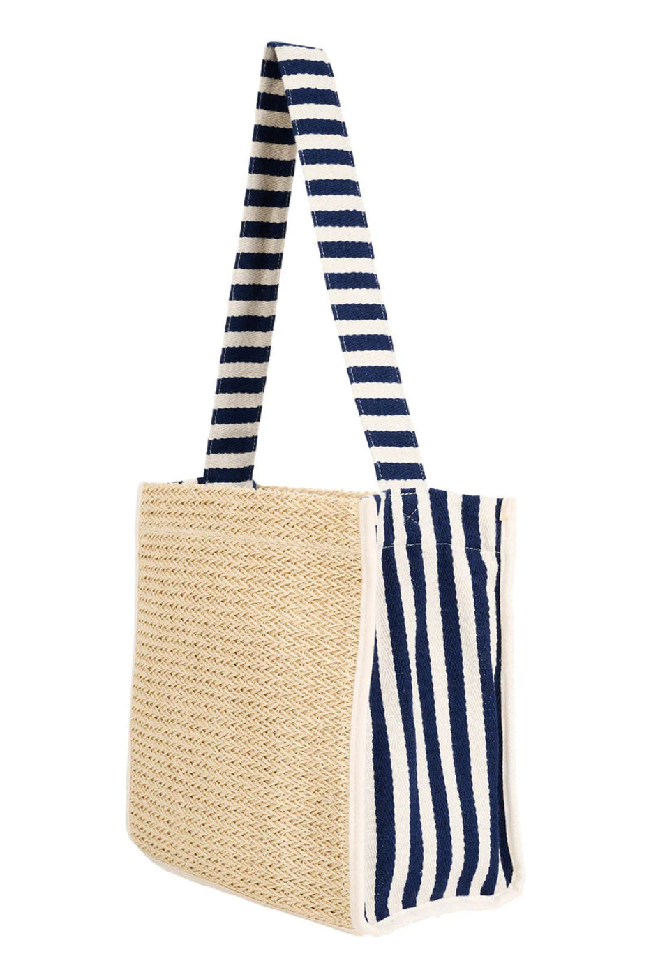 Eb & Ive Artemis Shopper Bag - Indigo Stripe