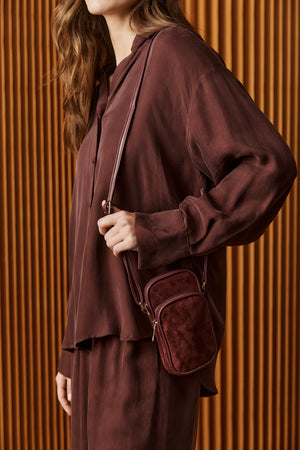 Eb & Ive Calista Shirt Mahogany