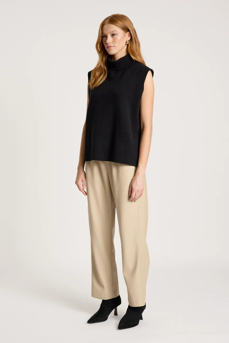Eb & Ive Zala Knit Vest Black