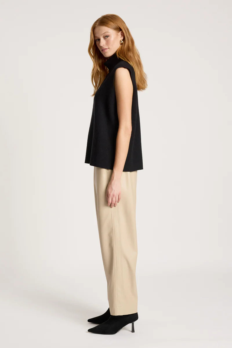 Eb & Ive Zala Knit Vest Black