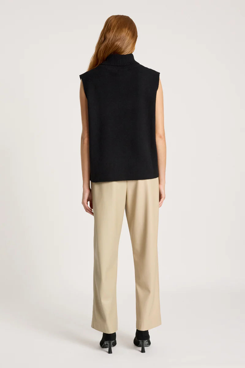 Eb & Ive Zala Knit Vest Black