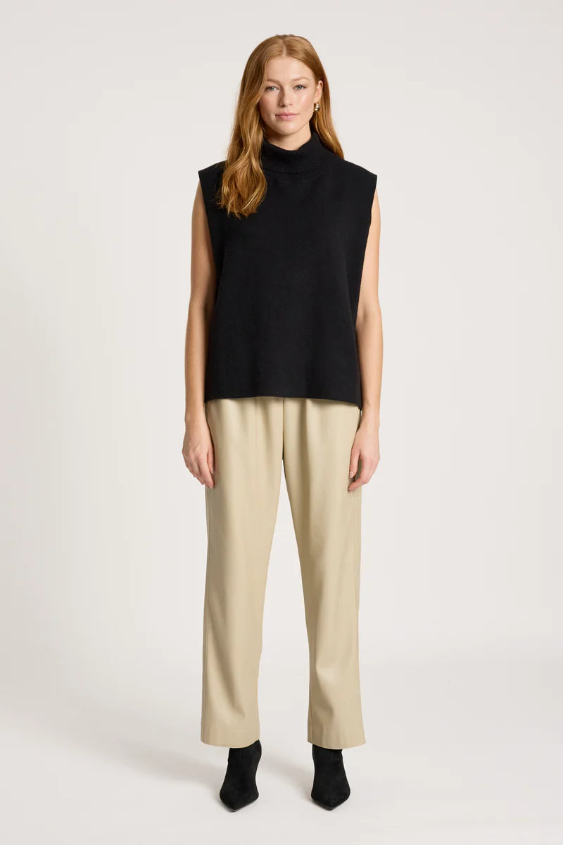 Eb & Ive Zala Knit Vest Black