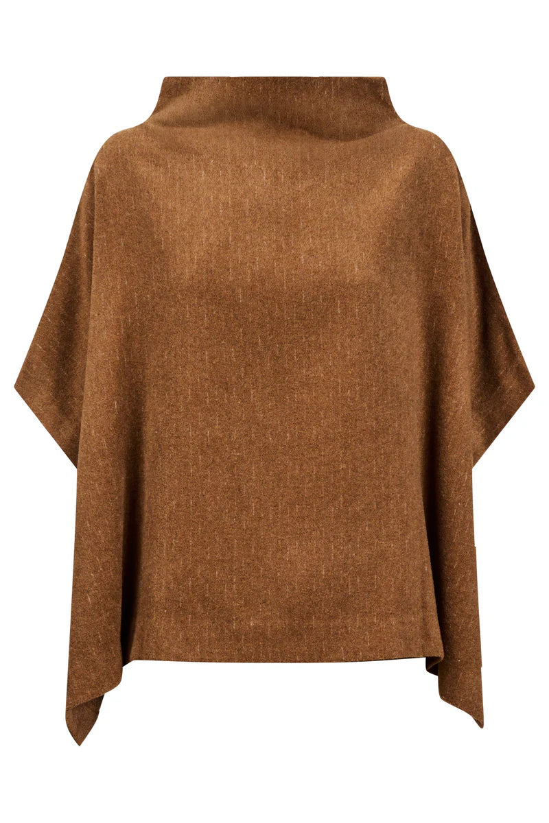 Eb & Ive Azul Poncho Clay