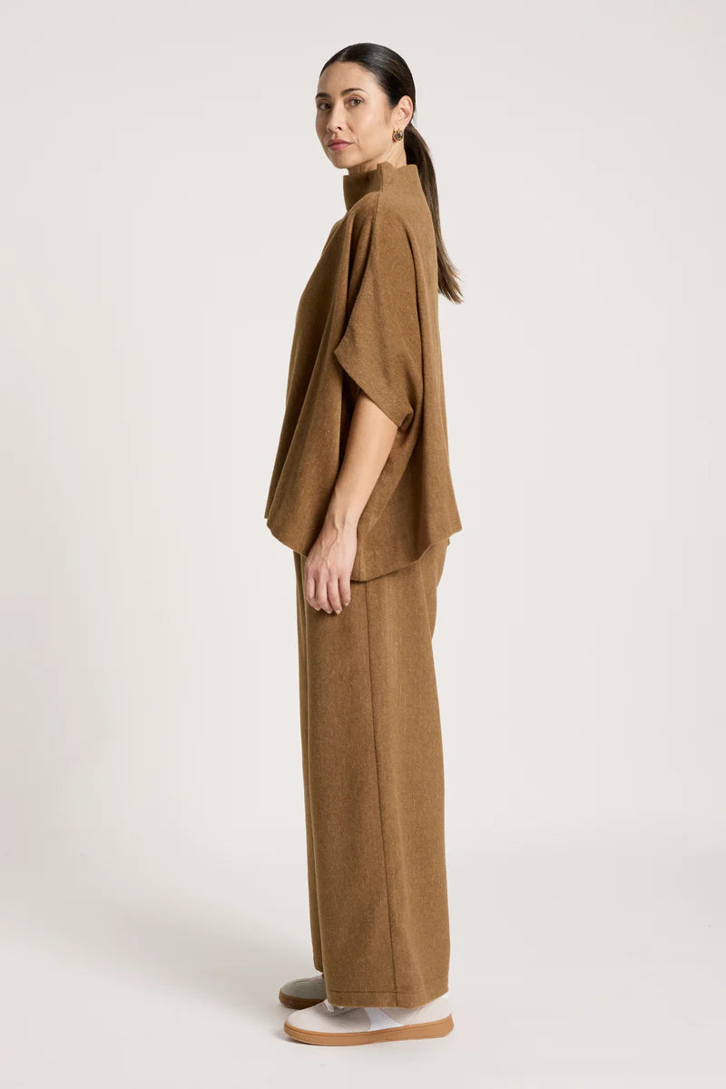 Eb & Ive Azul Poncho Clay