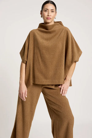 Eb & Ive Azul Poncho Clay