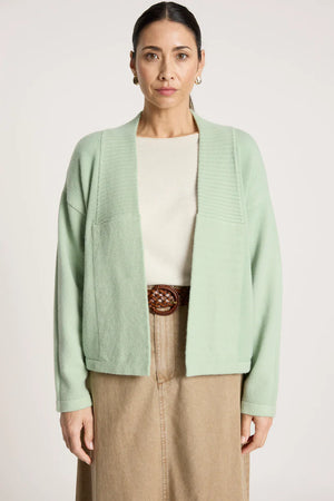 Eb & Ive Samira Crop Cardigan Sage