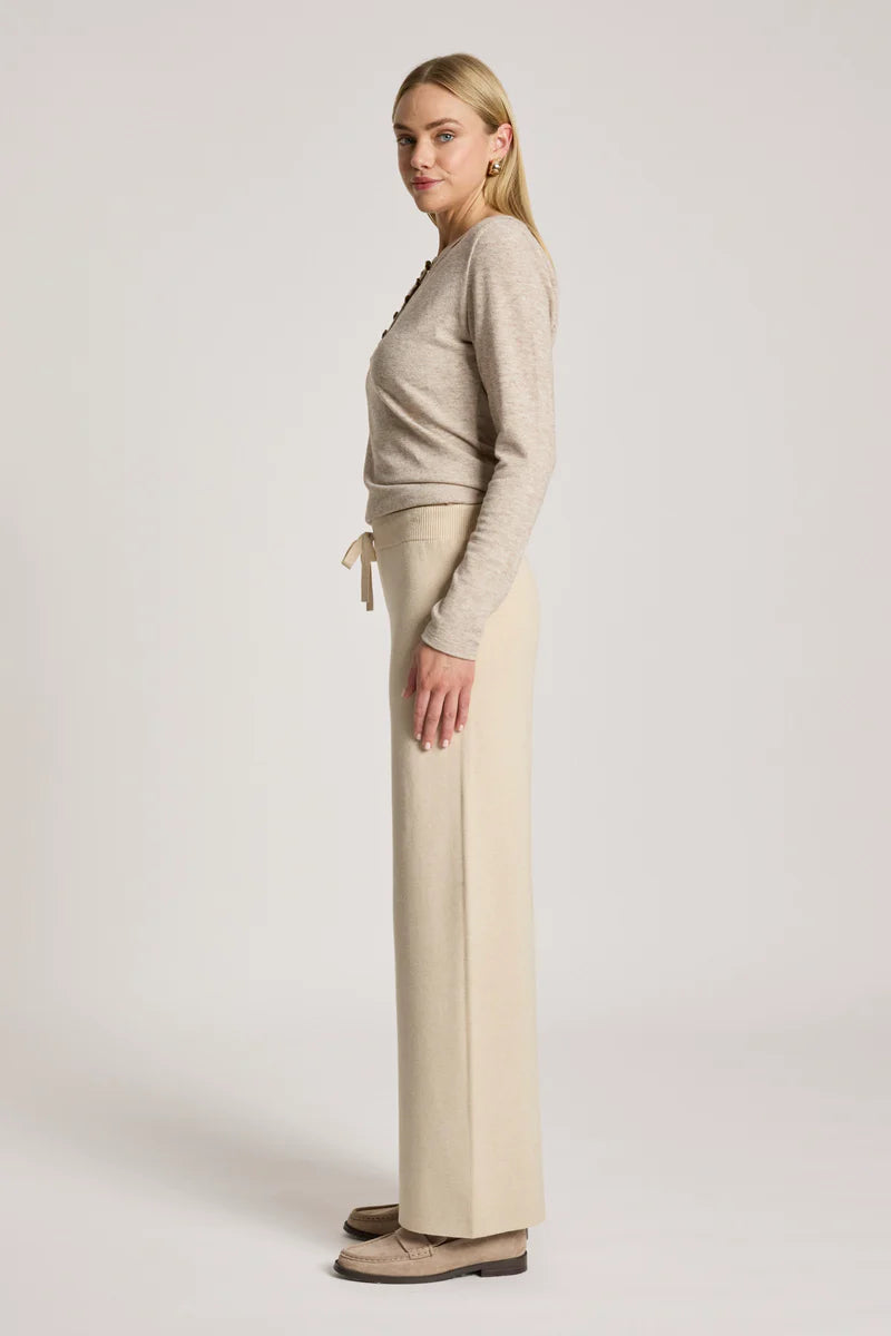 Eb & Ive Samira Knit Pant Bisque