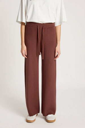 Eb & Ive Samira Knit Pant Mahogany