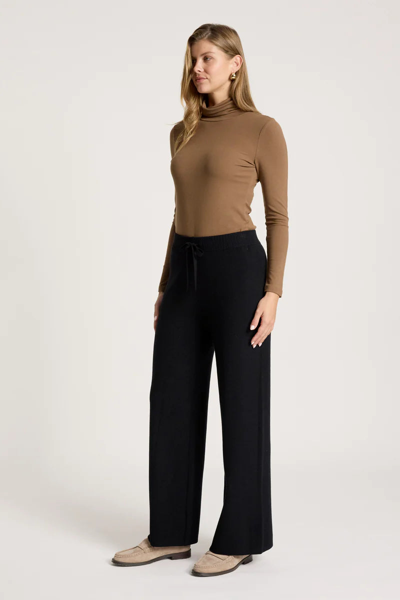 Eb & Ive Samira Knit Pant Black