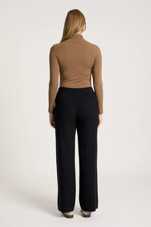 Eb & Ive Samira Knit Pant Black