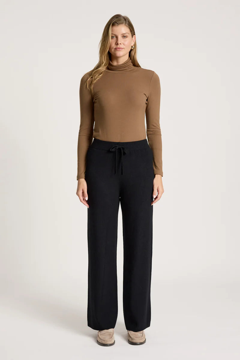 Eb & Ive Samira Knit Pant Black