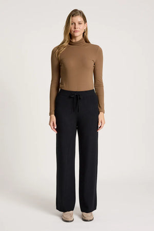 Eb & Ive Samira Knit Pant Black